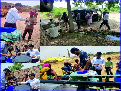 Organized a Cold & Sweet Water Service